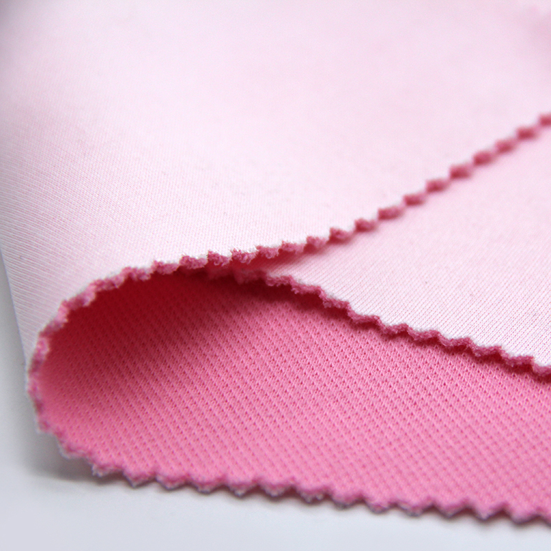 fh1806珠地棉复合牛奶丝面料春秋珠地棉卫衣布料厂家批